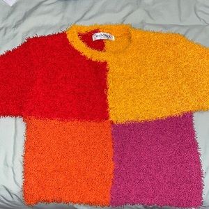 Crazy Colour Crop Top